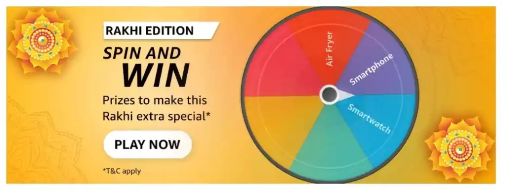 Amazon Rakhi Edition Spin And Win Quiz Answers