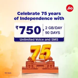 Jio Independence Day 2022 Offer
