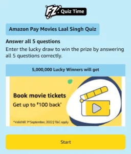 Amazon Laal Singh Quiz Answers
