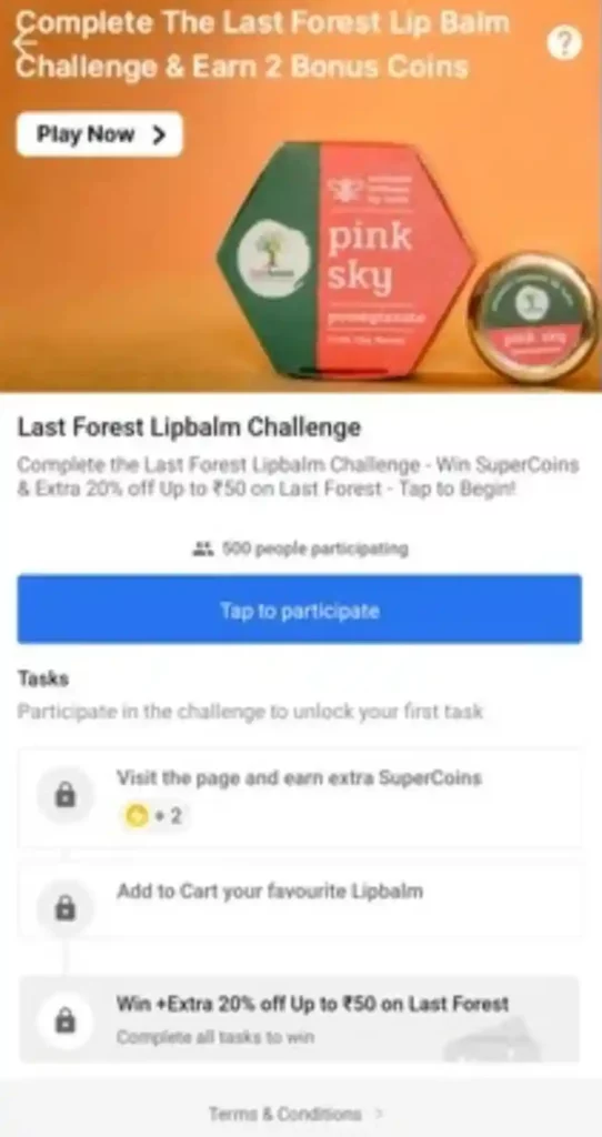 Flipkart The Last Forest Lip Balm Challenge