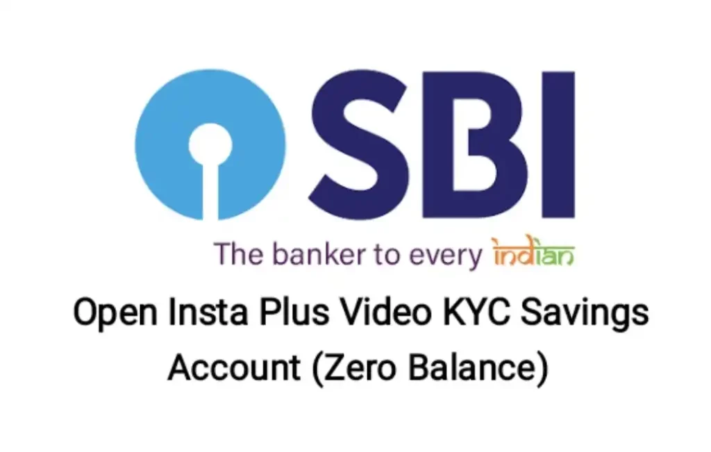 Open SBI Insta Plus Video KYC Savings Account 