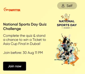 Growfitter National Sports Day Quiz Challenge Answers