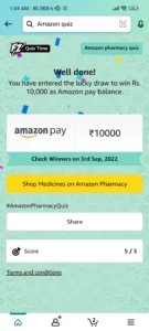 Amazon Pharmacy Quiz Answers