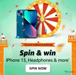 Amazon Great Indian Festival Spin And Win Quiz Answers