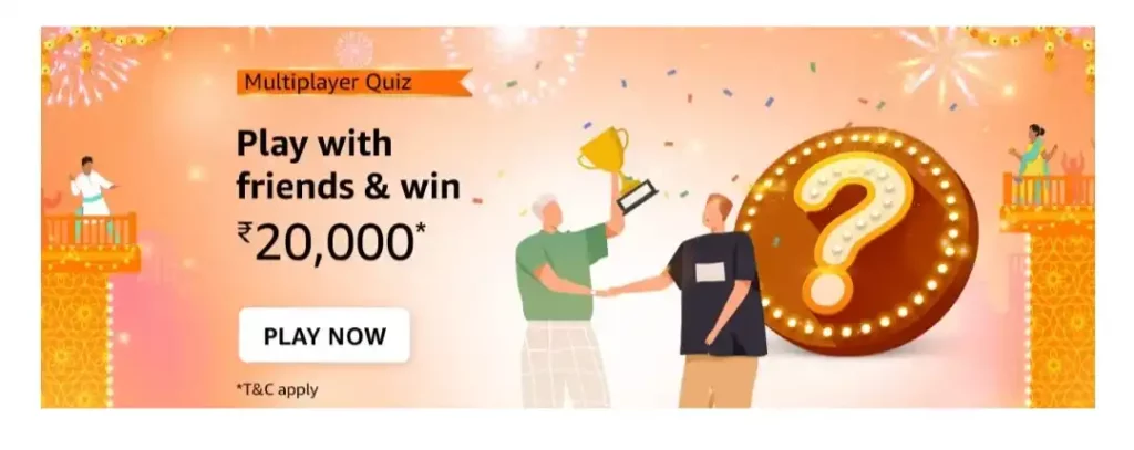 Amazon Great Indian Festival Multiplayer Quiz Answers