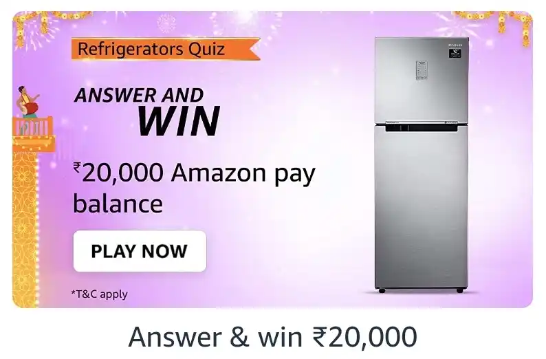Amazon Refrigerators Quiz Answers