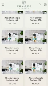 Free Fragee Perfumes Product
