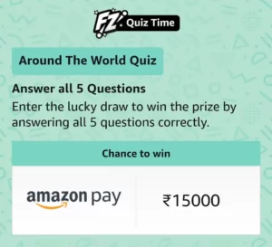 Amazon Around The World Quiz Answers