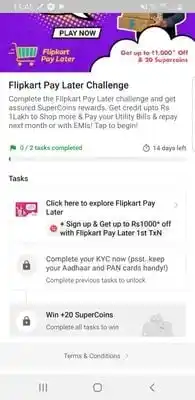 Flipkart Pay Later Challenge Quiz Answers