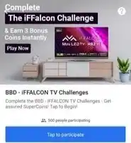 Flipkart BBD iffalcon TV Challenge