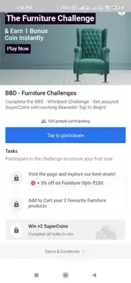 Flipkart BBD Furniture Challenge