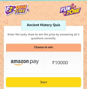 Amazon Ancient History Quiz Answers