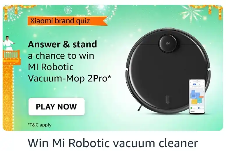Amazon Xiaomi Brand Robot Vacuum Quiz Answers