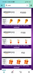 Amazon Great Indian Festival FunZone Jackpot Quiz Answers