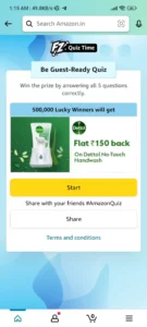 Amazon Be Guest Ready Dettol Quiz Answers