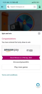 Amazon Travel Edition Spin And Win Quiz Answers