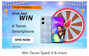 Amazon Tecno Mobile Spin And Win