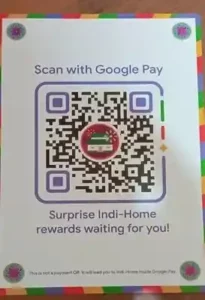 Gpay surprise indi home qr code