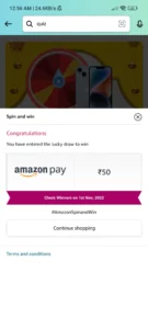 Amazon Festive Edition Spin And Win iPhone 14