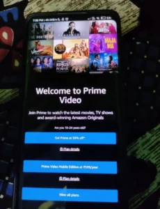 Amazon Prime Video Mobile Edition Subscription Annual Plan