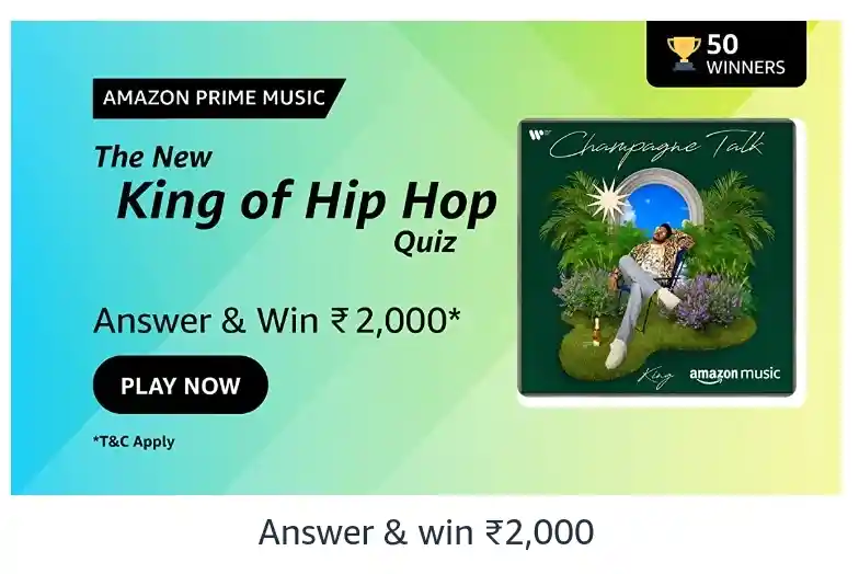 Amazon The New King of Hip Hop Quiz Answers