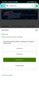 Amazon Childrens Day Spin And Win