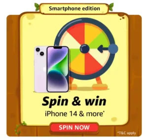 Amazon Smartphone Edition Spin And Win iPhone 14 Pro