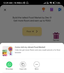 Google Pay Food Market Offer