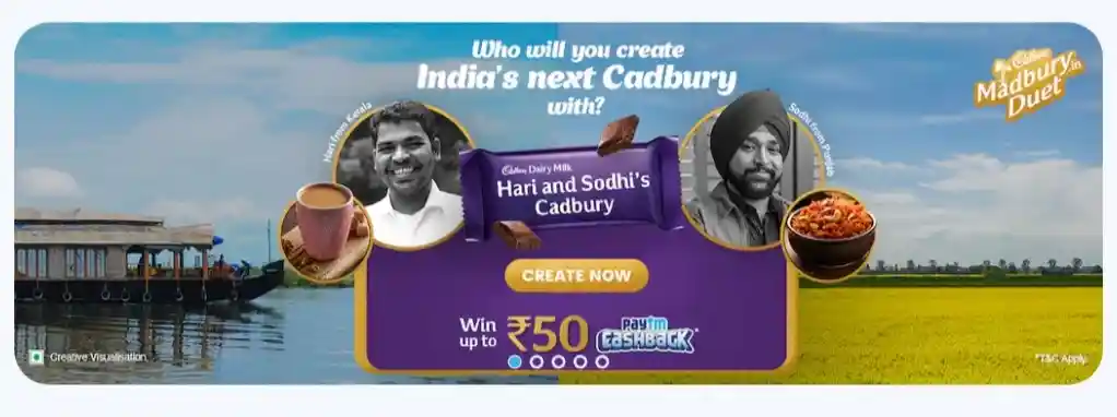 Paytm Cadbury Madbury Duet Offer