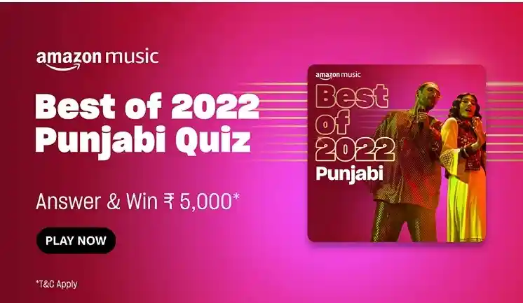 Amazon Best of 2022 Punjabi Quiz Answers