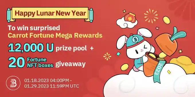 BitMart Lunar New Year To Win Your Surprised Carrot Rewards!