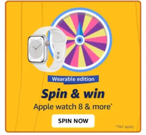 Amazon Wearable Edition Spin And Win