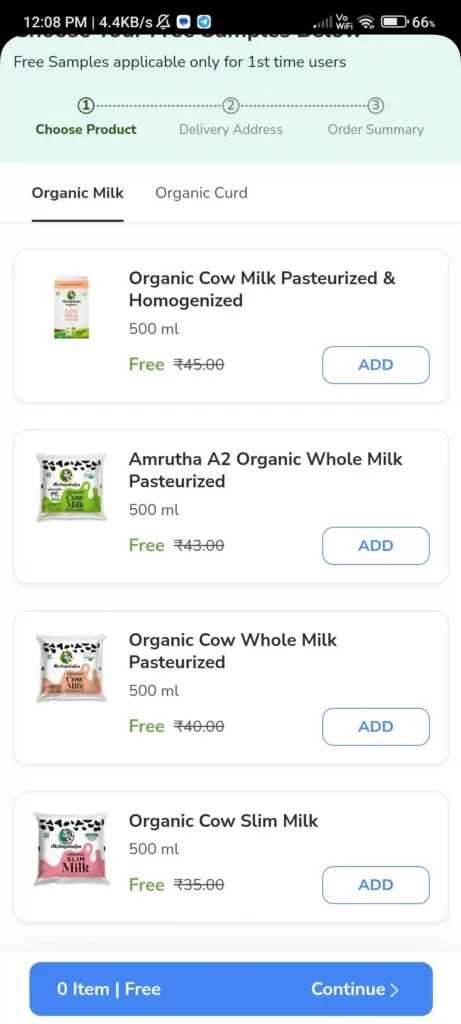 Free Sample AkshayaKalpa Organic Products