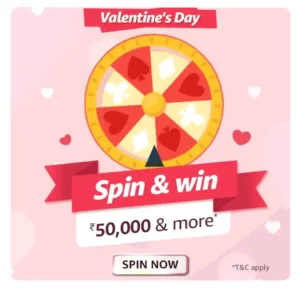 Amazon Valentine's Day Spin And Win