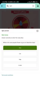 Amazon Valentine's Special Edition Spin And Win