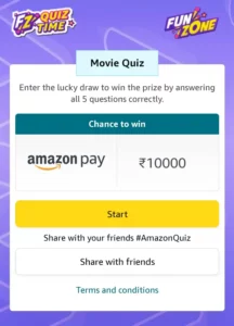 Amazon Movie Quiz Answers