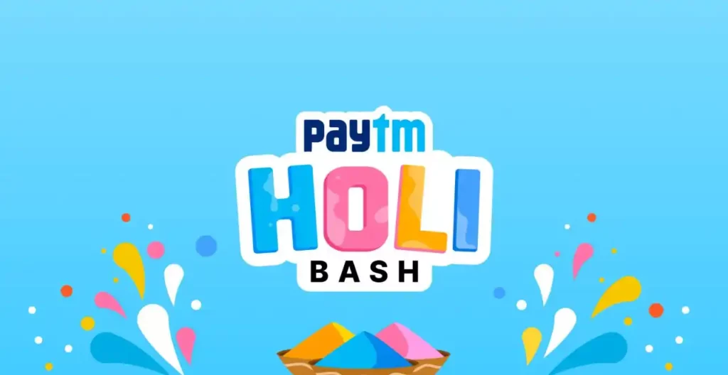 PayTM Holi Bash Offer