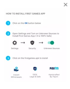 Paytm First Games Referral Code