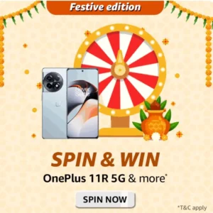 Amazon Festive Edition SPIN AND WIN