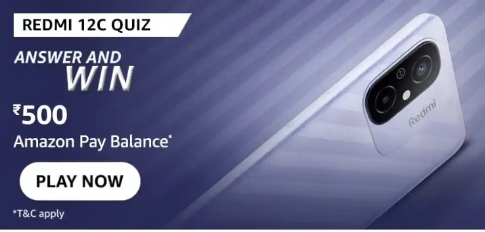 Amazon Redmi 12C Quiz Answers