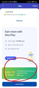 Mobikwik Xtra refer and earn