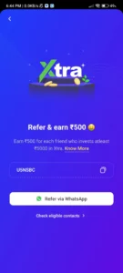 Mobikwik Xtra refer and earn