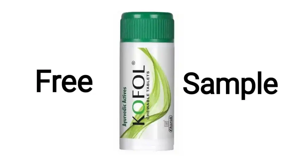 Free Sample of Kofol Chewable Tablets of 10 gms