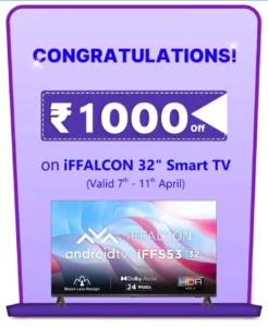 Flipkart Iffalcon Smart TV Quiz Answers