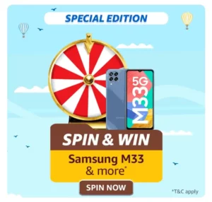Amazon Special Edition SPIN AND WIN