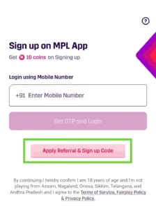 MPL Opinio App Referral Code
