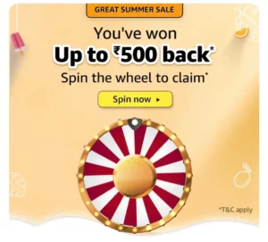 Amazon Great Summer Sale Spin And Win Quiz Answers