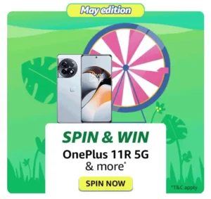 Amazon May Edition Spin And Win