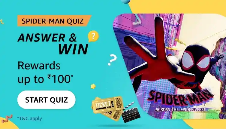 Amazon Pay Movies SpiderMan Quiz Answers