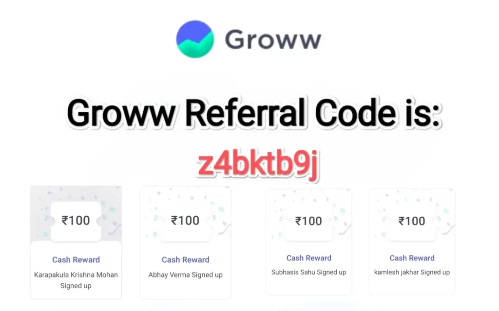 Groww Referral Code